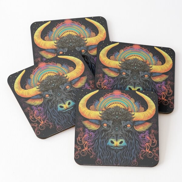 Item preview, Majestic Bison Face  Wildlife Art designed and sold by JojoArtEvo.