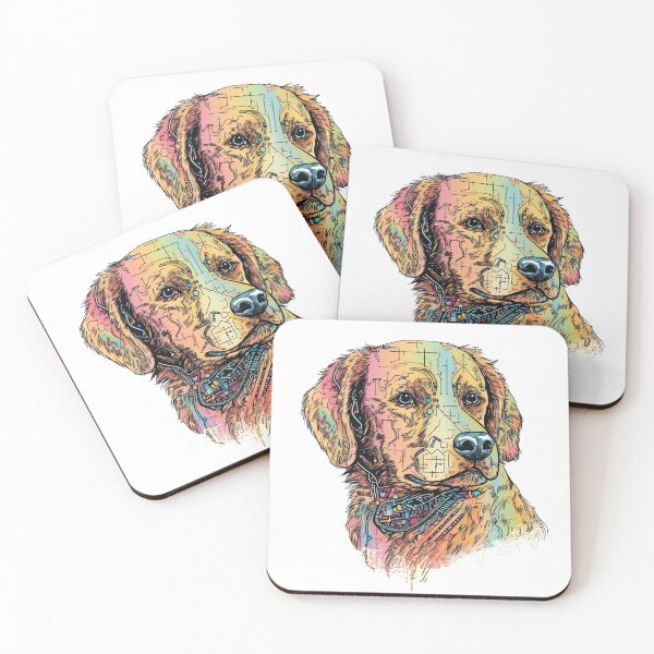 Item preview, Golden Retrieving Intelligence - AI That Takes Care of Your Fur Baby with Clever Tech designed and sold by DooodleGod.
