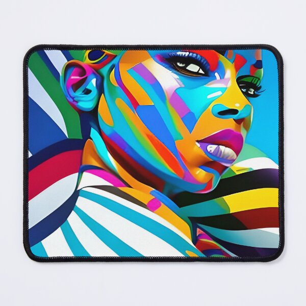 Item preview, color striped face designed and sold by Nervakwzk.