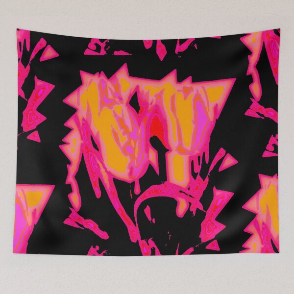 Item preview, Whimsical Pink and Yellow abstract Tulips by Iritof designed and sold by iritof.