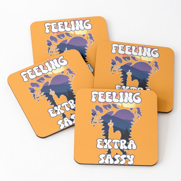 Item preview, Feeling Extra Sassy Funny Sasquatch Giving the Middle Finger designed and sold by JoyOfHopeStore.