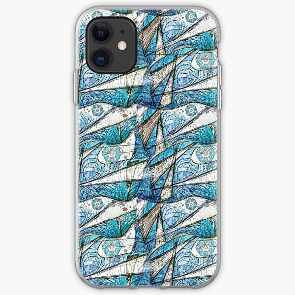 Triangles and Ripples iPhone Soft Case