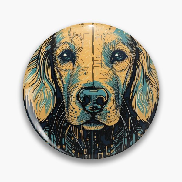 Item preview, GoldenTech - The Intelligent Retriever for Modern Dog Lovers designed and sold by DooodleGod.