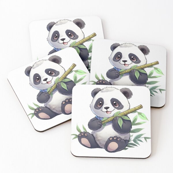 Item preview, Cute Baby Panda with Bamboo  designed and sold by EpicFoxArt.