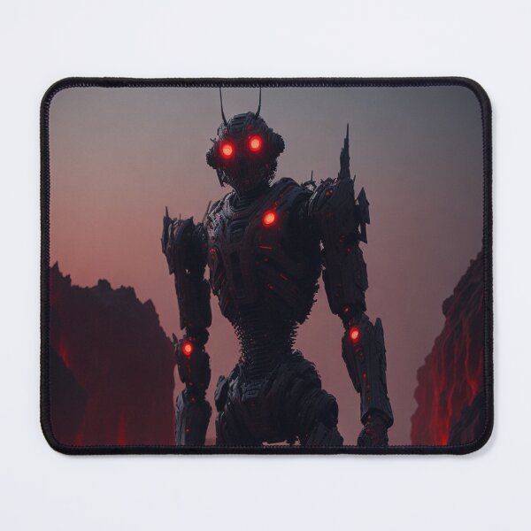 Item preview, Humanoid Android Red Robot: Red Vision designed and sold by ArtemExpressio.