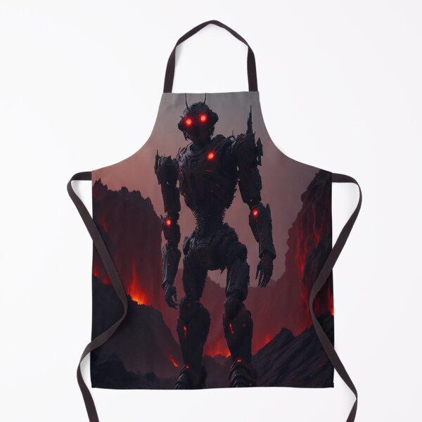 Item preview, Humanoid Android Red Robot: Red Vision designed and sold by ArtemExpressio.