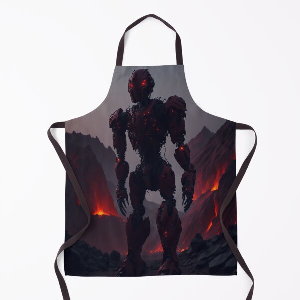 Item preview, Android Red Threatening: Humanoid Android with Red Eyes without Soul designed and sold by ArtemExpressio.