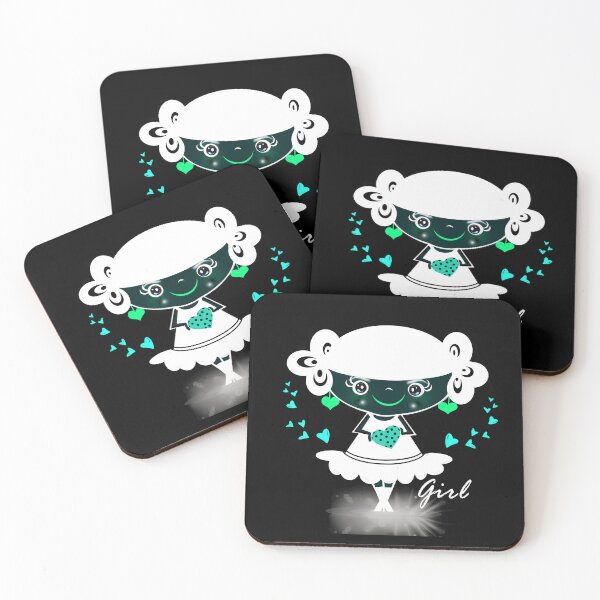Item preview, Linda chica - efecto de color inverso designed and sold by Shirley cute art .