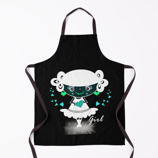 Item preview, Cute girl - reverse color effect designed and sold by Shirley cute art .
