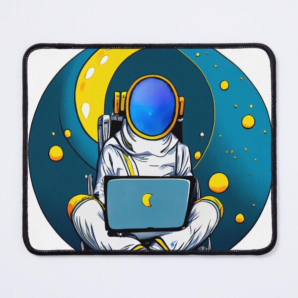 Item preview, Astronaut Using Computer designed and sold by okomerkilic.