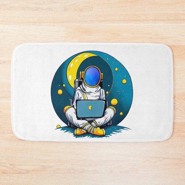 Item preview, Astronaut Using Computer designed and sold by okomerkilic.