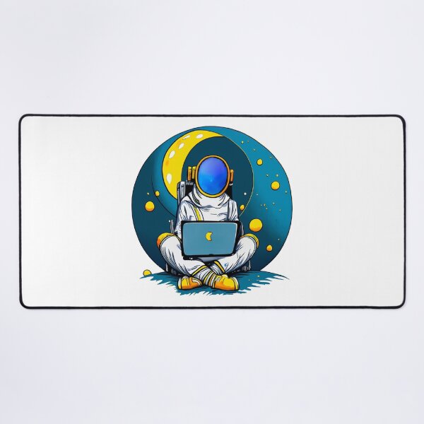 Item preview, Astronaut Using Computer designed and sold by okomerkilic.