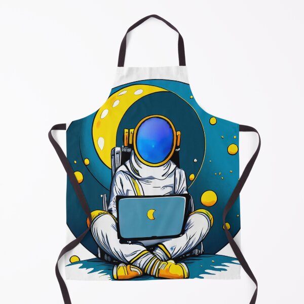 Item preview, Astronaut Using Computer designed and sold by okomerkilic.
