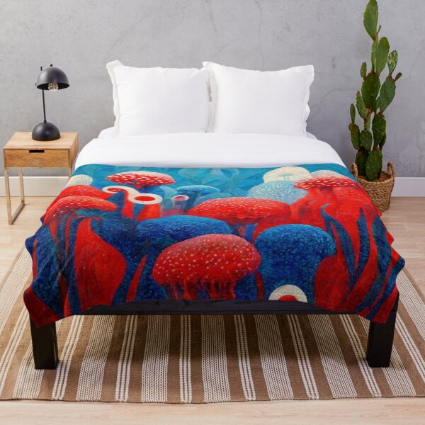 Item preview, Colorful Abstract Mushroom Art designed and sold by JojoArtEvo.