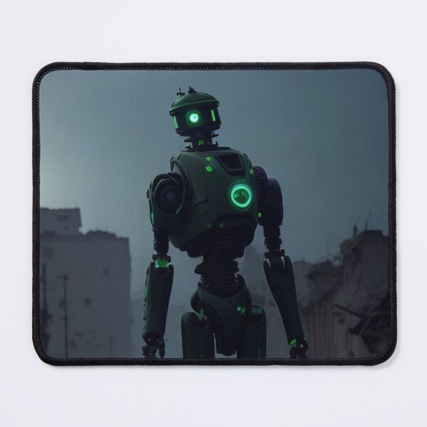 Item preview, The Lost Green Humanoid Android Robot designed and sold by ArtemExpressio.
