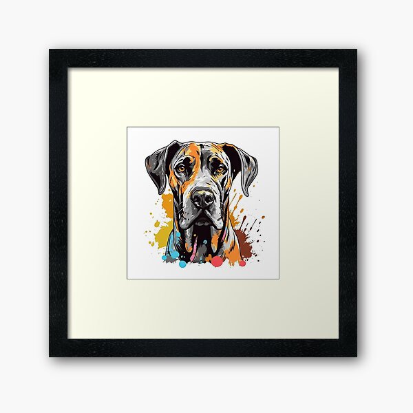 Aperçu de l'œuvre Great Dane Graphic artwork: great Accessories & Nutrition for the Loyal Canine Breed créée et vendue par DooodleGod.