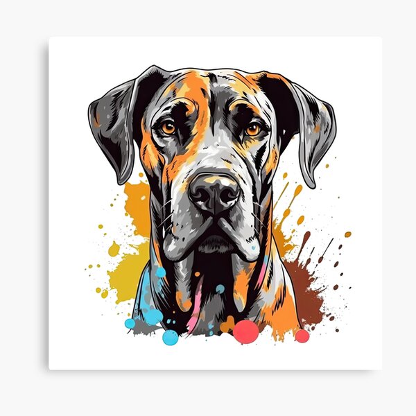 Aperçu de l'œuvre Great Dane Graphic artwork: great Accessories & Nutrition for the Loyal Canine Breed créée et vendue par DooodleGod.