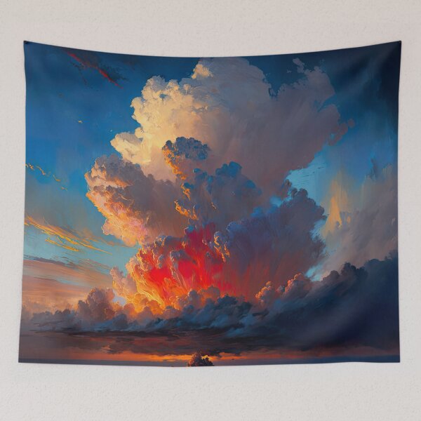 Item preview, epic sunset clouds designed and sold by ururuty.