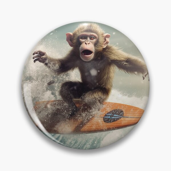 Item preview, Monkey Surfing designed and sold by WarmBreeze1.