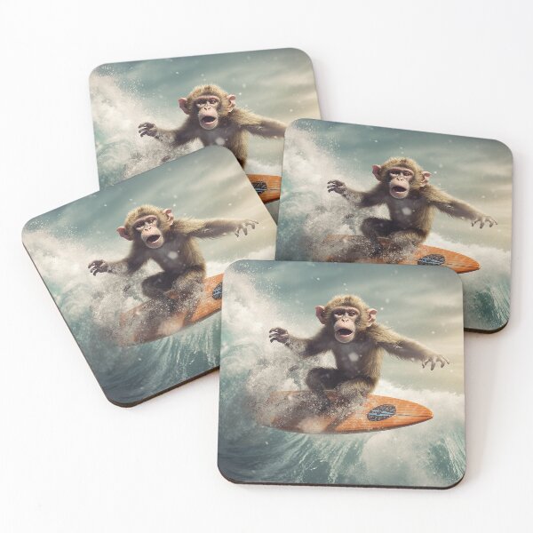 Item preview, Monkey Surfing designed and sold by WarmBreeze1.