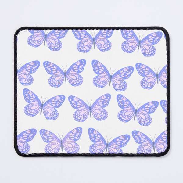 Item preview, Indigo and white butterfly pattern designed and sold by CATC0MMANDER.