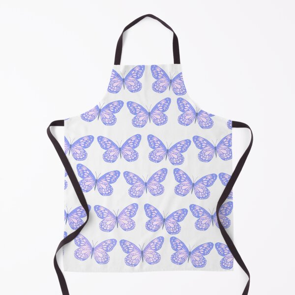 Item preview, Indigo and white butterfly pattern designed and sold by CATC0MMANDER.