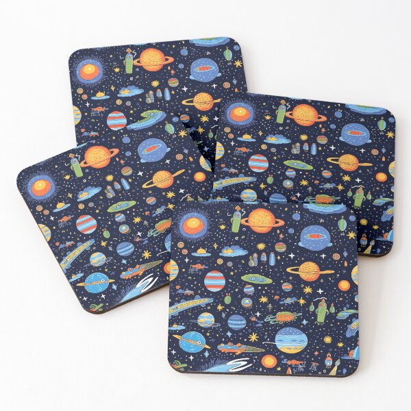 Item preview, Cosmic Galaxy Voyage - Celestial Outer Space Pattern designed and sold by AdventureCanvas.