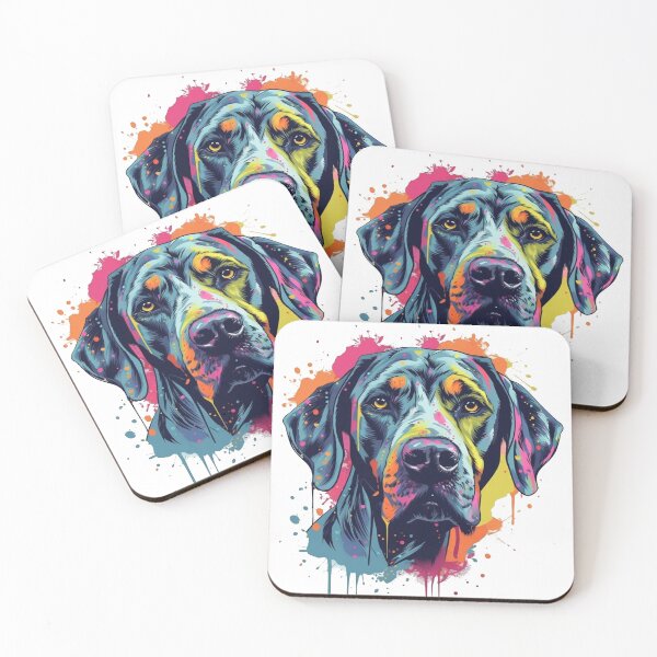 Item preview, Unique Handmade Great Dane Paw-trait: masterpiece & Home Decor for Dog designed and sold by DooodleGod.