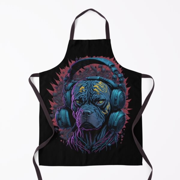 Item preview, Modern - Graffiti - Pitbull wearing Head Phones - Digital Art Design designed and sold by TheHappyK.