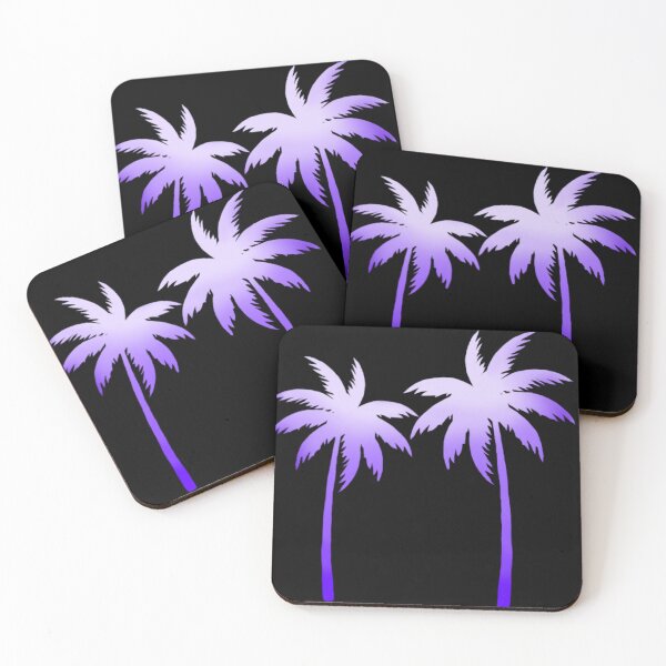 Item preview, Purple Palm trees designed and sold by Artistkhg.