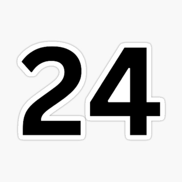 Number 24 Stickers for Sale | Redbubble