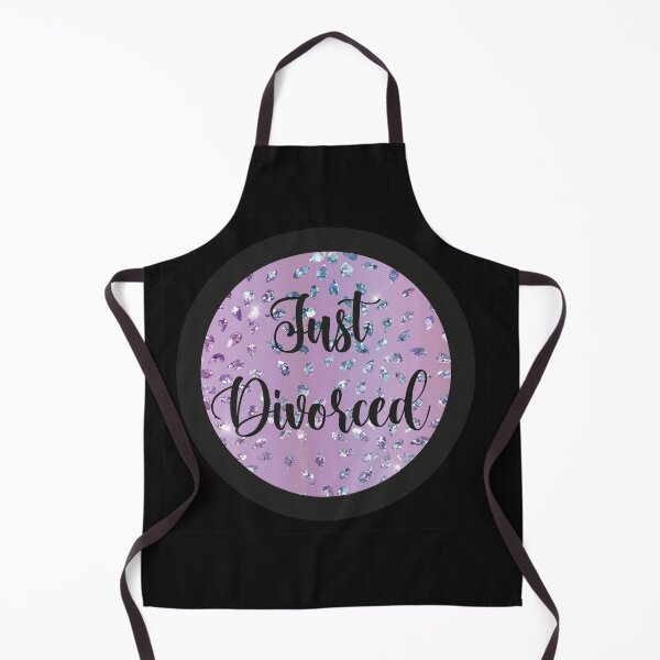 Item preview, Just Divorced T-shirt with Purple Glitter Print Pattern, Divorce Shirt, Divorce Pin, Breakup Party, Divorce Party, Divorce Party Favor designed and sold by miraclestudio.