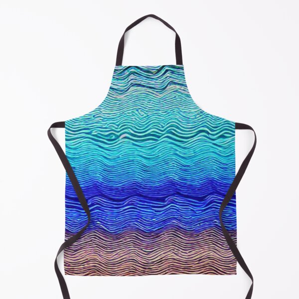 Item preview, Abstract Wavy Shoreline Pattern designed and sold by calibrit.