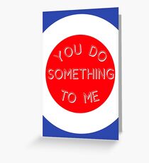 Tarjeta de felicitación Paul Weller - Haz algo para mí - Tarjeta de San Valentín