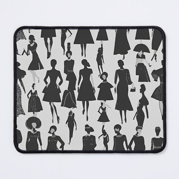 Item preview, Chic Minimalism Modern Patterns featuring Fashion Silhouettes designed and sold by Tamas Das.