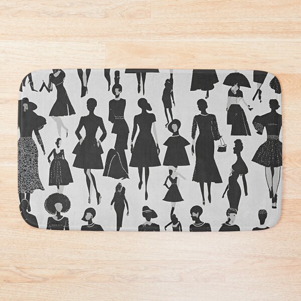 Item preview, Chic Minimalism Modern Patterns featuring Fashion Silhouettes designed and sold by Tamas Das.