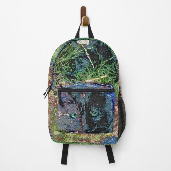 Item preview, CAT IN THE GRASS designed and sold by ArtbyRolleen.