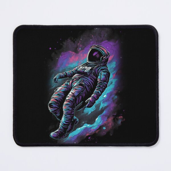 Item preview, Astronaut Hovering Through Space - Vibrant Tones designed and sold by Galactic1Arts.