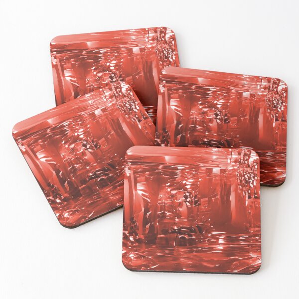 Item preview, Glimmering Red Flowing Waterfall designed and sold by deniselynnimage.