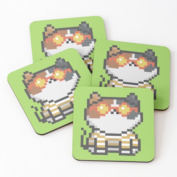 Item preview, Pixel Quiet White Calico B Cat 113 designed and sold by sosorimaru.
