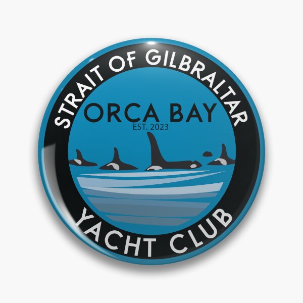Item preview, Orca Bay Yacht Club - circle design designed and sold by RackhamGreg.
