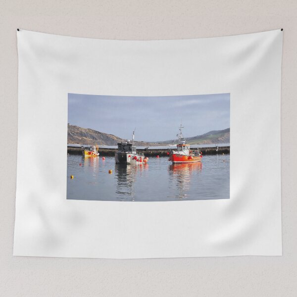 Item preview, Lyme Regis Harbour 4 - January designed and sold by Dorset Girl.