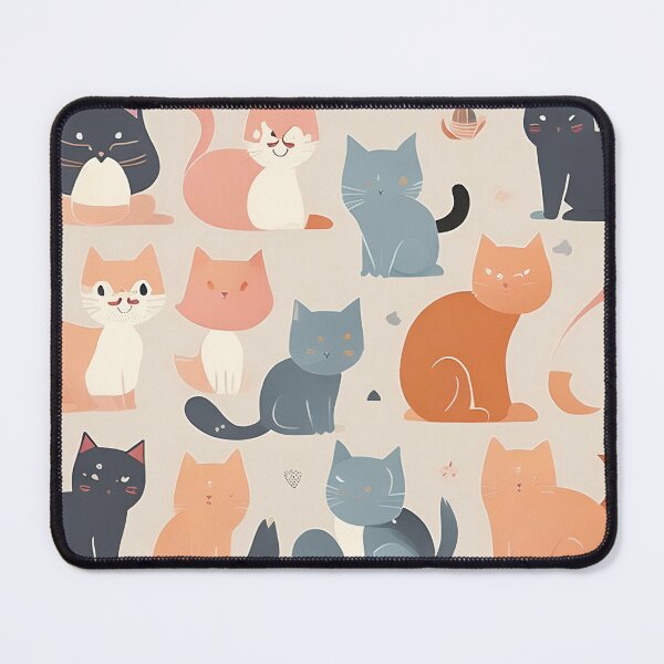 Item preview, Purr-fect Simplicity Embracing Modern Minimalism with Cat Silhouette Patterns designed and sold by Tamas Das.