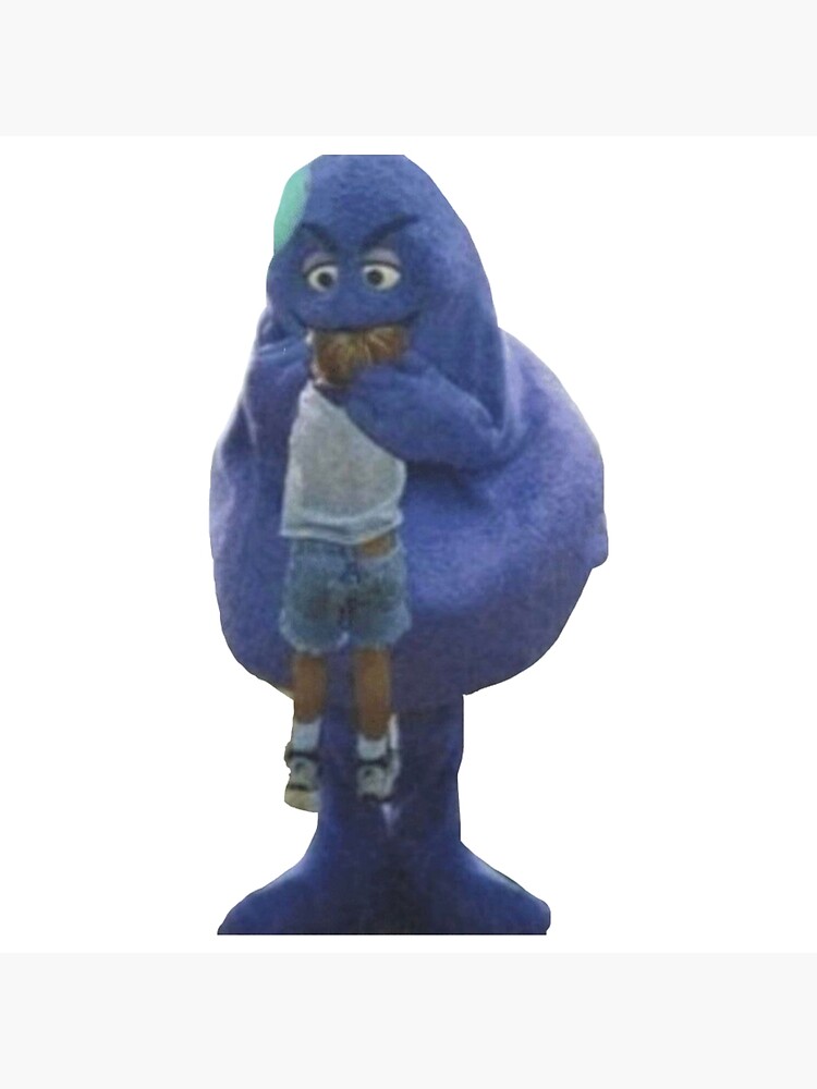 Hungry Grimace Eating Child Mcdonalds Art Board Print For Sale By