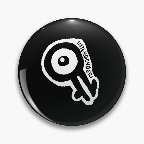 Item preview, Gender Unown : Intergender Sticker designed and sold by scrunglysticker.