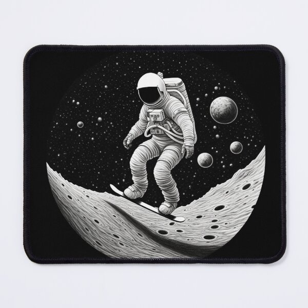 Item preview, Astronaut Surfing On The Moon designed and sold by Galactic1Arts.