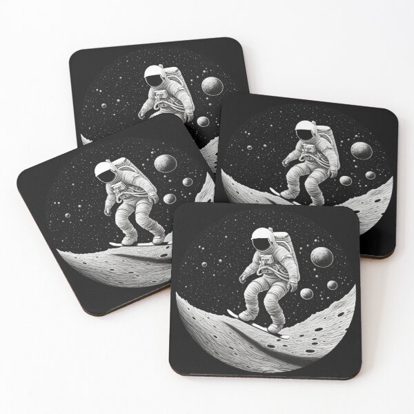Item preview, Astronaut Surfing On The Moon designed and sold by Galactic1Arts.