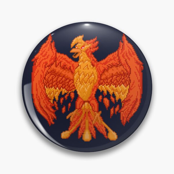 Item preview, Pixel Art Phoenix designed and sold by PixelCarvel.