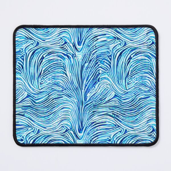 Item preview, Abstract Blue Waves Pattern designed and sold by calibrit.