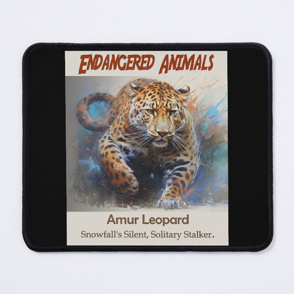 Item preview, Amur Leopard: Silent Stalker of the Snowfall designed and sold by JLCableStudio.